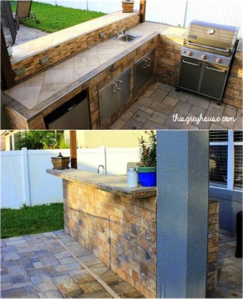 15 Amazing DIY Outdoor Kitchen Plans You Can Build On A Budget DIY