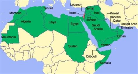 Countries of the Arab World. | Download Scientific Diagram