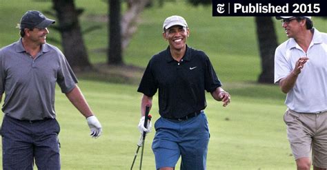 Obama Is The Nations Private Golfer In Chief The New York Times