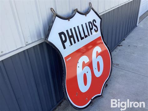 Phillips 66 Porcelain Sign BigIron Auctions