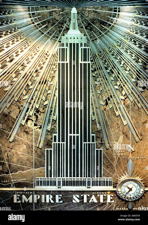 Chrysler Building Art Deco Poster