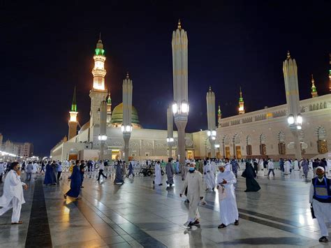 Medina Arabia Saudita Diciembre De 2021 Mezquita De Los Profetas Al