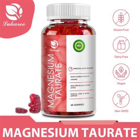 Magnesium Taurate Gummies Mg For Improved Sleep Quality Healthy