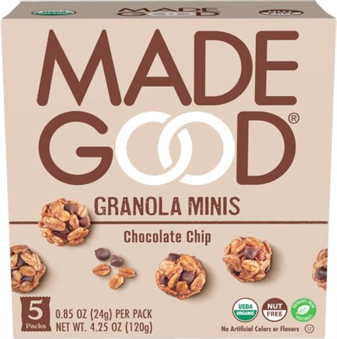 Amazon MadeGood Organic Strawberry Granola Minis 5ct X 0 85oz