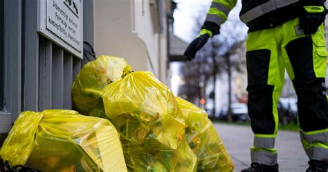 Würzburg Verteilung der Gelben Säcke für 2025 startet Firma mit