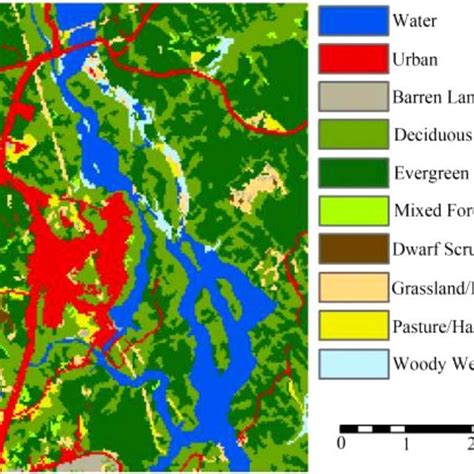 Reference Fine Resolution Nlcd Land Cover Map Containing