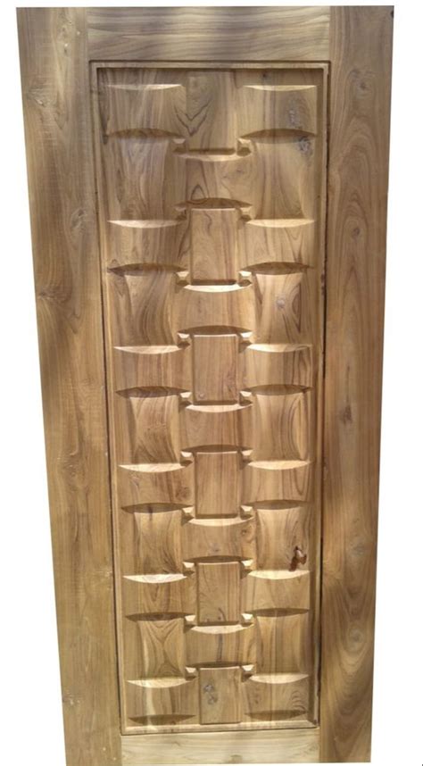 Exterior Burma Teak Wood Panel Carving Door For Home At Rs Square