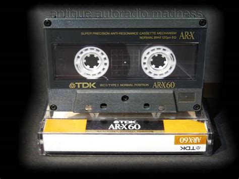 Music Audio Tape Vintage Mini Cassette Compact Cassette Mini K7 TDK