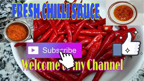 How To Make Fresh Chilli Sauce Shirley Caytap Chili Chili