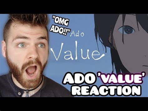 First Time Hearing Ado Value Reaction Youtube