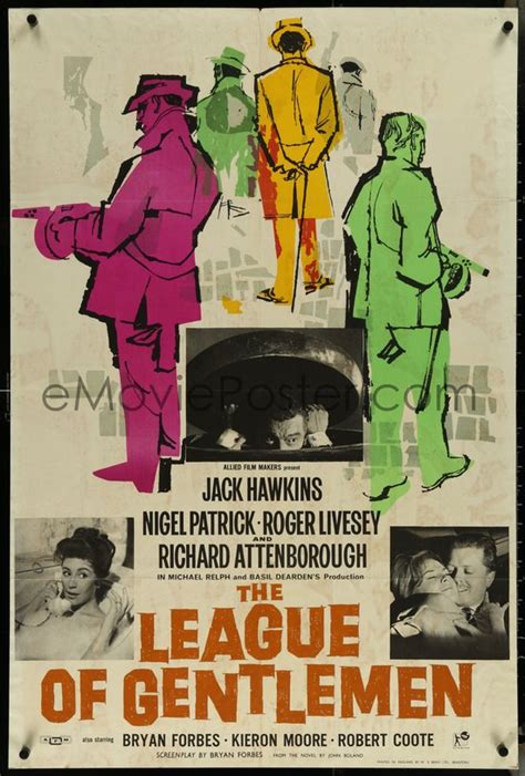 EMoviePoster Image For 6t1204 LEAGUE OF GENTLEMEN English 1sh 1960