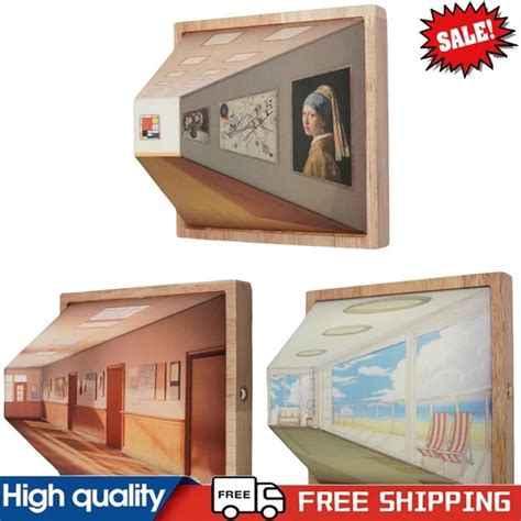 AMBIENT NIGHT LIGHT Rechargeable Naked Eye 3D Vision Night Light Art