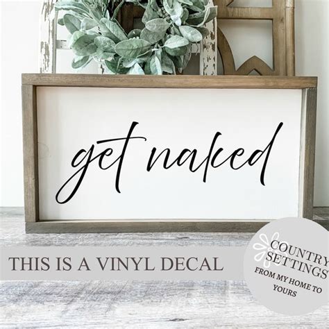 Get Naked Decal Etsy