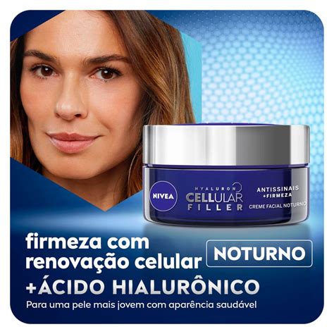 NIVEA Creme Facial Antissinais Cellular Filler Noite 49g