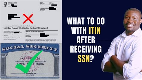 What To Do With Itin After Receiving Ssn Youtube