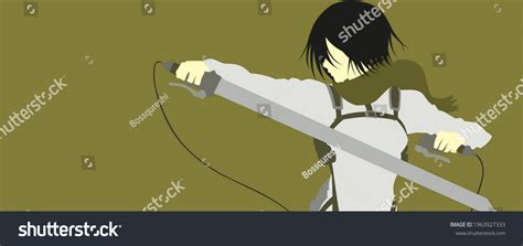 Beautiful Anime Girl Holding Sword Stock Illustration 1963927333 ...