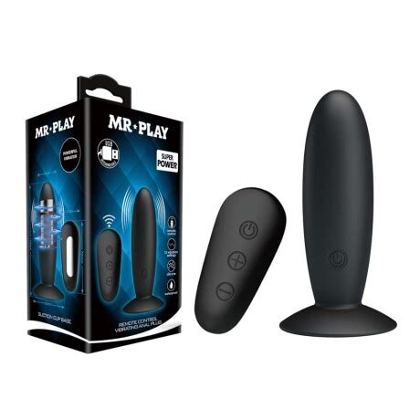 Mr Play Plug Anal Vibrador Recargable Boutique Er Tica