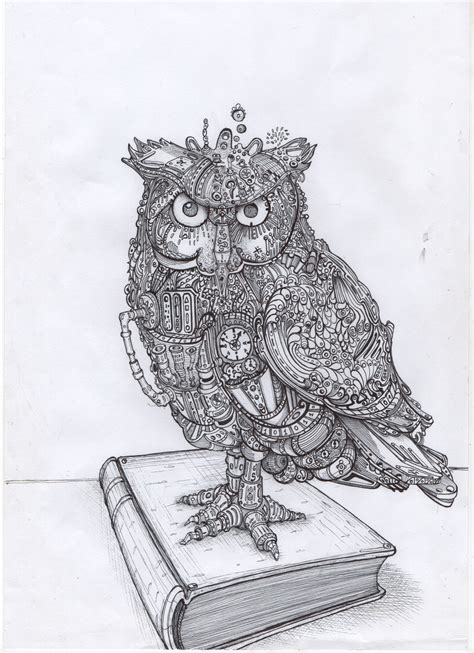 Steampunk Owl by oo00-Christihan-00oo on DeviantArt