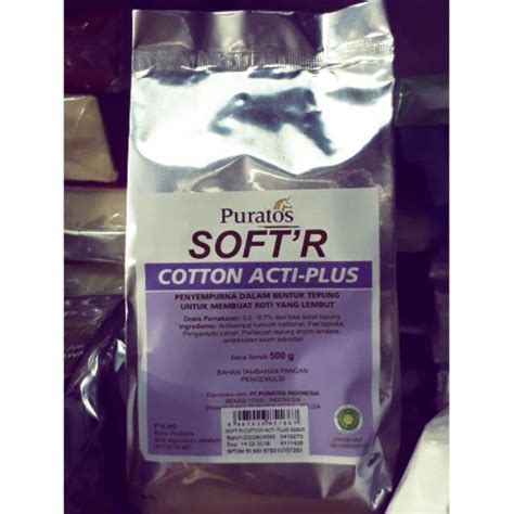 Jual Puratos Soft R Cotton Acti Plus Gr Shopee Indonesia