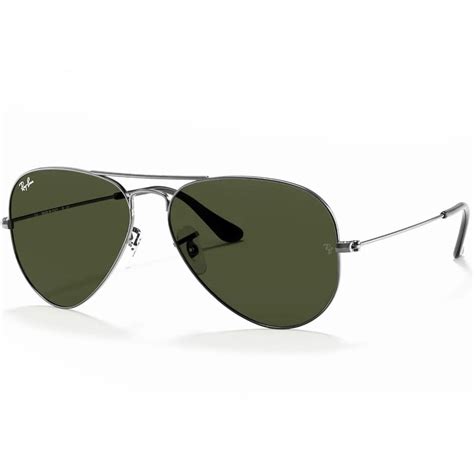 Ray Ban 3025 Aviator Sunglasses Gunmetal | Mainline Menswear United States