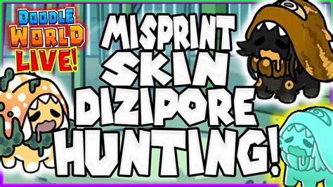 Live Star Misprint Skin Dizipore Hunting Doodle World