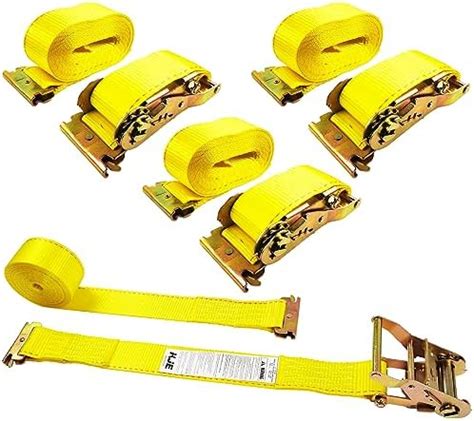 Amazon Kje E Track Ratchet Straps Pack X Heavy Duty Cargo