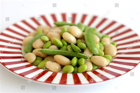 Edamame Butter Bean Salad Editorial Stock Photo Stock Image