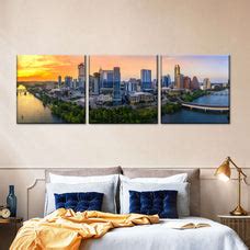 Austin Skyline Panorama Wall Art | Photography