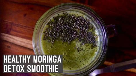 Moringa Detox Smoothie Healthy Quick Easy Breakfast Recipe Super