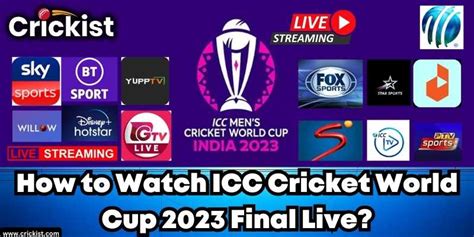 How To Watch Icc Cricket World Cup Final Live