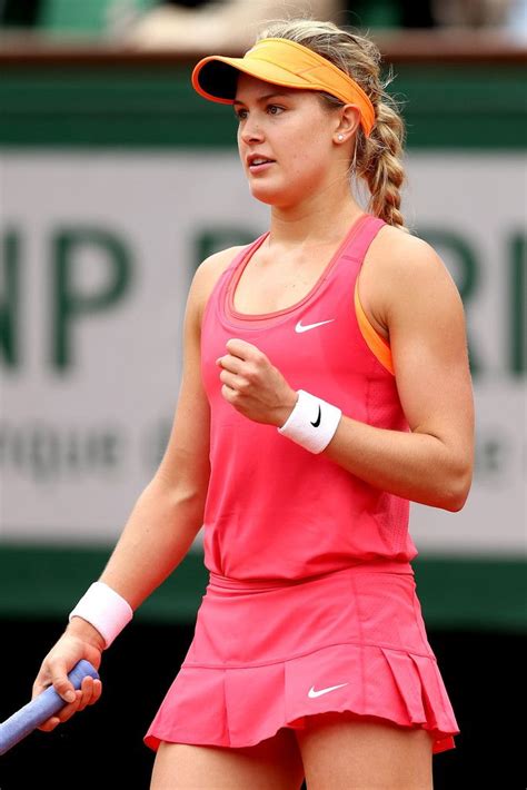 Eugenie Bouchard At The French Open 2014 Tennis Players Female Tennis Clothes Eugenie Bouchard