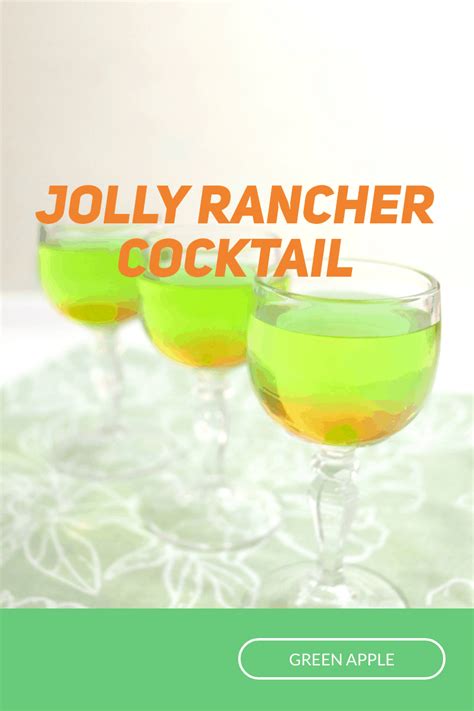 Jolly Rancher Cocktail - Organized 31 Halloween Cocktails, Holiday ...