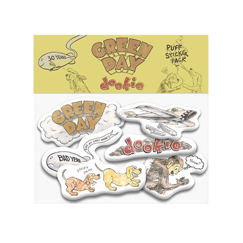 Dookie Puff Sticker Set | Green Day Official Store