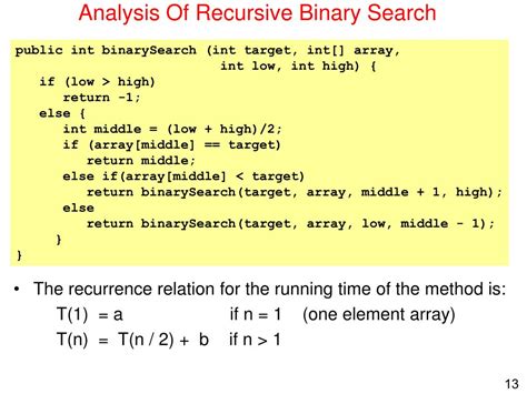 PPT Analysis Of Recursive Algorithms PowerPoint Presentation Free