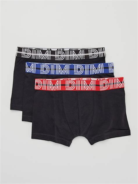 Lot De Boxers Dim Noir Kiabi