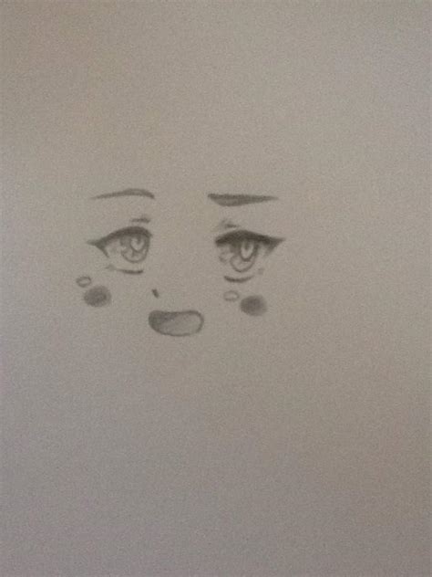 Anime Blush Drawing