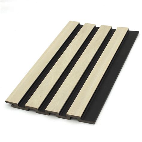 China Outdoor X Material Slatted Wood Wpc Wall Panel Plastic