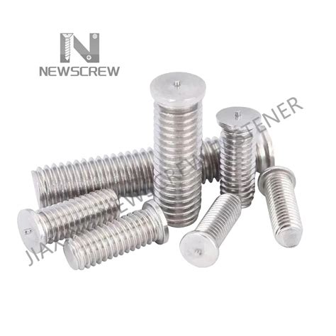 ISO13918 Stainless Steel Copper Plating Customized Spot Welding Screw