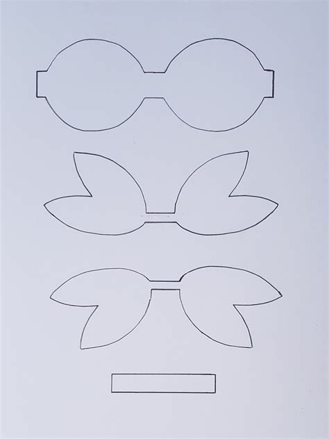 Moldes De Moños De Foami Para Imprimir 6