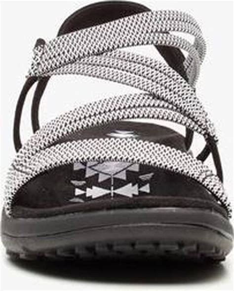 Skechers Reggae Slim Skech Appeal Dames Sandalen Zwart Extra Comfort