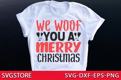 We Woof You A Merry Christmas Graphic By SVGstore Creative Fabrica