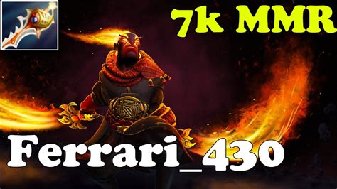 Dota 2 Ferrari 430 Plays Ember Spirit With Rapier Vol 1 Ranked Match Youtube