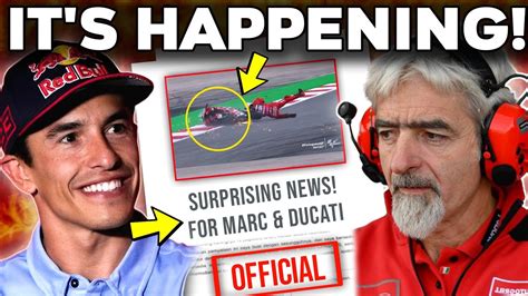 Huge News For Marc Marquez Ducati Just Got Leaked Dall Gna Martin