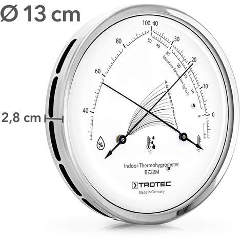 Trotec Thermo hygromètre design BZ22M