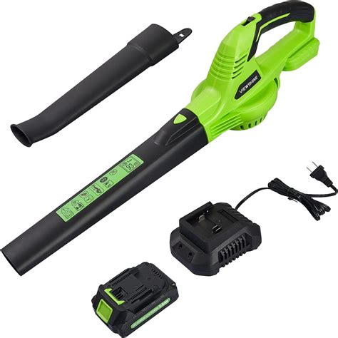 Leaf Blower Cordless With Battery And Charger Viewshine Battery Powered Leaf Blower