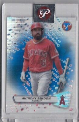 Anthony Rendon Topps Pristine Blue Pulsar Refractor Encased Angels