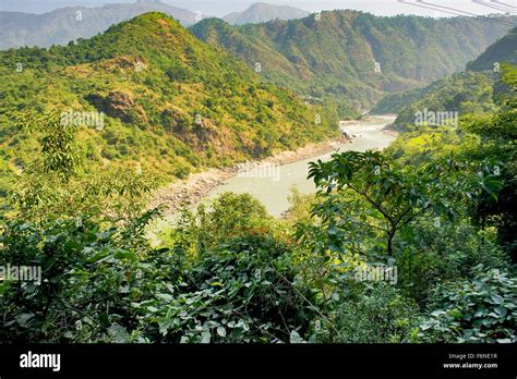 Alaknanda River Karnaprayag Route Karna Prayag Uttarakhand India