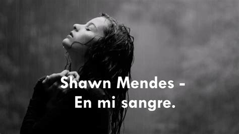 Shawn Mendes In My Blood Letra en español YouTube