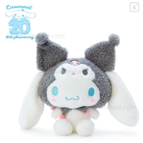 Japan Sanrio Plush Toy Cinnamoroll 20th Cosplay Kuromi Kawaii Limited