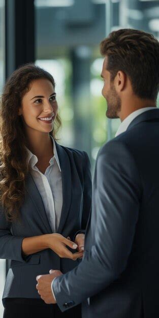 Premium AI Image Happy Female Business Partners Shake Hands Sign Two